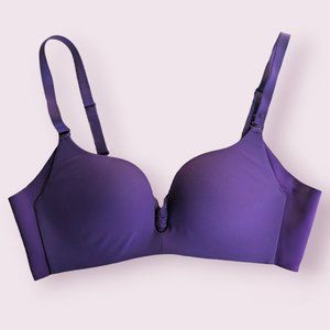 XIXILI Wirefree Bra 32D Purple